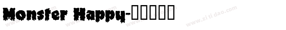Monster Happy字体转换